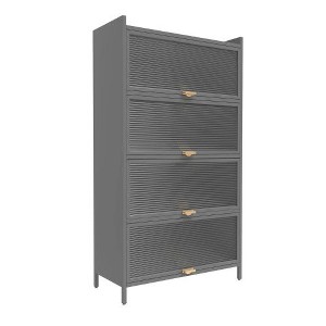 Modern Sideboard Decorative Storage Cabinet, Multi-Level Flip Door Cabinet, CENGHU Buffet Cabinet, for Living Room, Kitchen, Bedroom, Hallway - 1 of 4