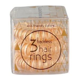 Invisibobble ORIGINAL The Traceless Hair Ring - Time to Shine - Bronze Me Pretty - 3 pack - Traceless Hold, Painless Style, Time to Shine - 1 of 4