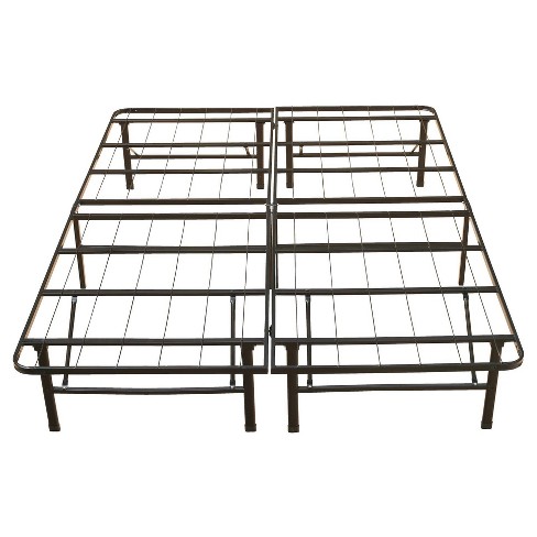 18in Queen Metal Bed Frame Platform Heavy Duty Support No Box Spring Needed