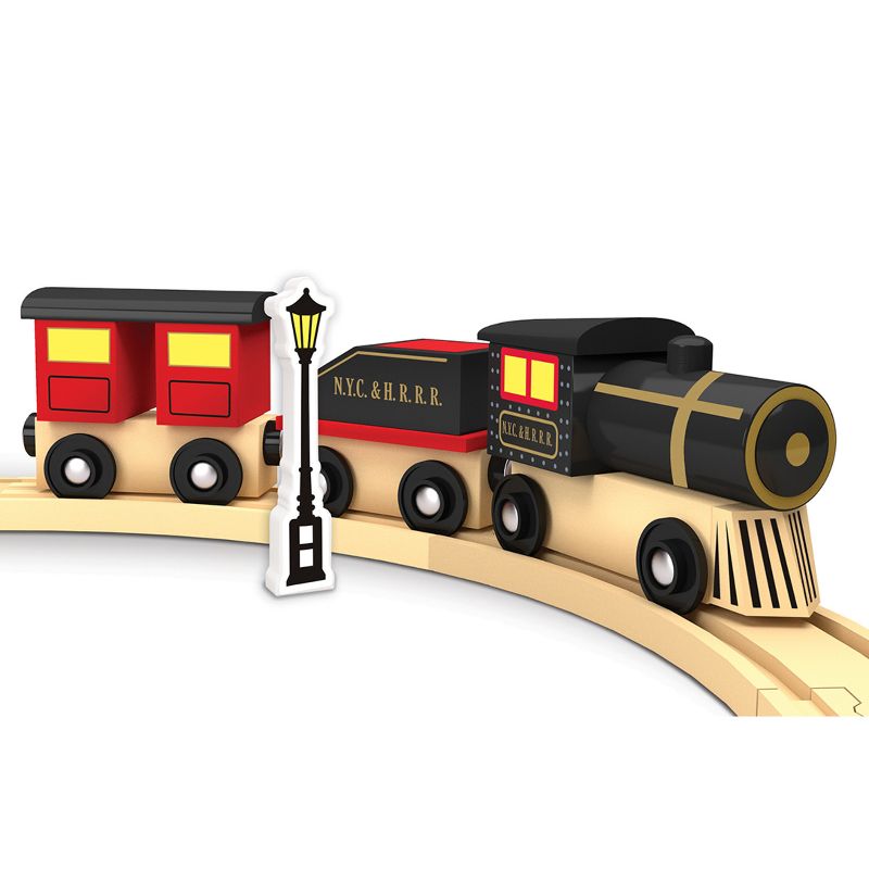 MasterPieces Wood Train Sets - Lionel Original Steam Engine 3 Piece Set, 5 of 8