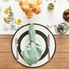 Design Imports  Solid Cotton Napkin Set 6 Piece, Jadeite, 20X20" - 4 of 4