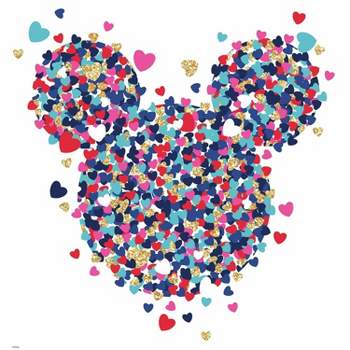 RoomMates Disney Minnie Mouse Heart Confetti Peel and Stick Kids' Wall Decals