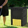 VYNXARIA Garden Compost Bin 80 Gallon Outdoor Large Capacity Composter Fast Create Fertile Soil Aerating Box, Easy Assembly, Yellow - 2 of 4