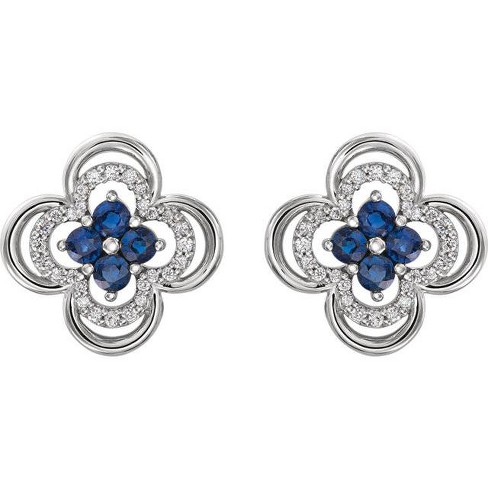 Blue on sale earrings target