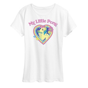 Women's - My Little Pony - Rainbow Heart Short Sleeve Graphic T-Shirt - 1 of 4