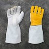 Bear Knuckles Ergonomically Designed Double Wedge-Ultimate Grip-Ergonomic-Anti-fatigue Split Cowhide Leather Welding Gloves - 2 of 4