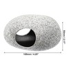Unique Bargains Ceramic Aquarium Hideaway Rock Cave Fish Tank Decoration Gray 4.29''x3.11''x2.17'' - 4 of 4