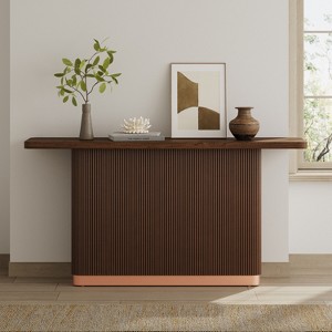 Christopher Knight Home Willa Modern Console Table with Fluted Base - 1 of 4