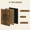 15 Drawers Dressers, Chest of Drawers with Wood Tabletop, Metal Frame, Storage Organizer Unit with Fabric, Tall Dressers for Bedroom Living Room - 2 of 4