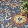 Nourison Aloha Floral Textured Outdoor Area Rug - 4 of 4