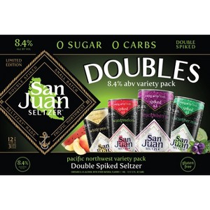 San Juan Seltzer Doubles  - 12pk/12 fl oz Slim Cans - 1 of 4