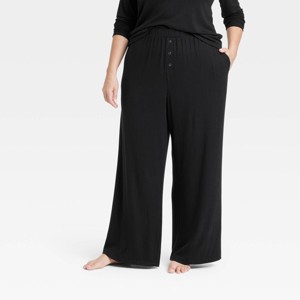 Women's Ribbed Pajama Pants - Auden™ - 1 of 3