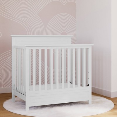 Storkcraft Petal Convertible Mini Crib with Mattress