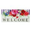 Evergreen Divided Floral Sassafras Indoor Outdoor Switch Doormat 1'10"x10" Multicolored - 3 of 4