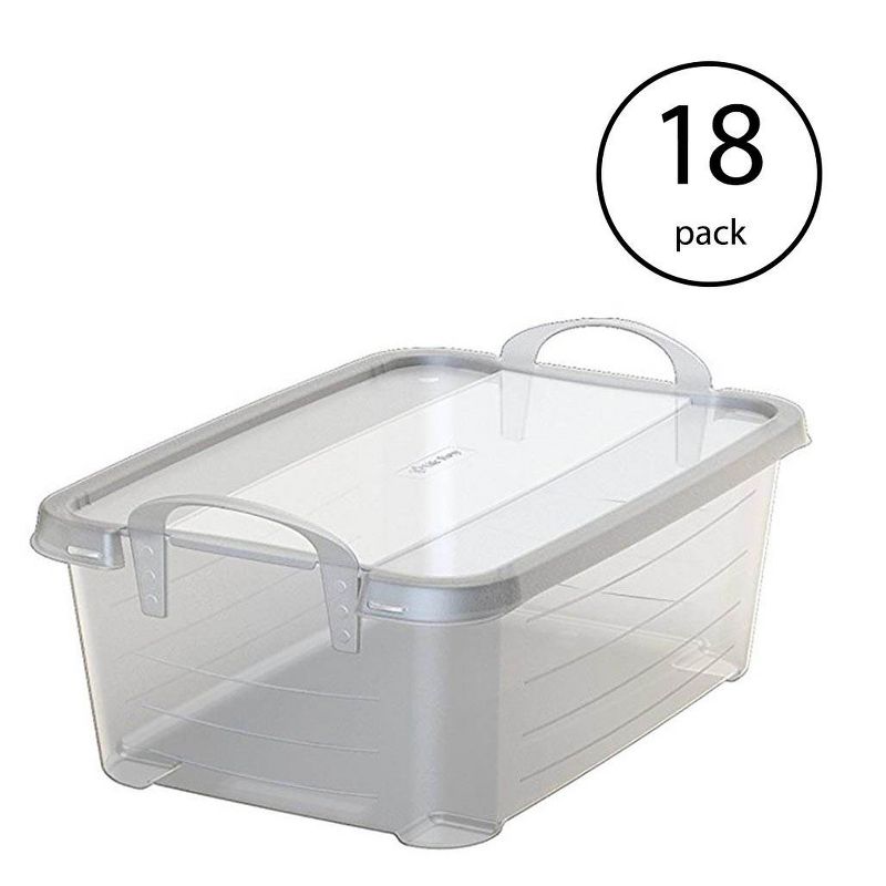 Life Story 14 Quart Clear Stackable Organization Storage Box Container (18 Pack), 2 of 7