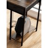 KTMBDW Computer Desk with 7 Drawers, 47 Inch Office Desk with Shelves, Reversible Gaming Desk with Power Outlet for Office, Study, Living Room - 4 of 4