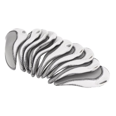 Unique Bargains Waterproof Golf Club Iron Head Covers with Visible Windows 10 Pcs