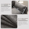 Kumasinova Single Sofa with Oversized Storage Ottoman – USB + Type-C Charging, Adjustable Phone Holder, Armrest Pockets & Pillows, Couch Chaise Lounge - 4 of 4