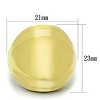 Slickblue Minimalist IP Gold Ion Plated Brass Ring for Women - No Stone, Sleek Single-Tone Design, Size 5-10 - 3 of 4
