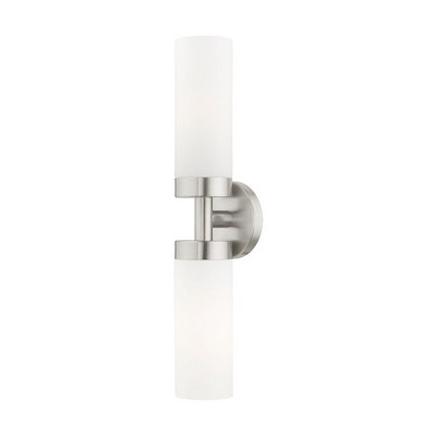Livex Lighting Aero 2 - Light Vanity in  Brushed Nickel