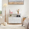 DOMETOUR Sweetcrispy Dresser for Bedroom, Chest of Drawers, 5 Drawer Dresser, Closet Fabric Dresser with Metal Frame - 4 of 4