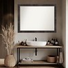 Amanti Art Odin Antique Bronze Non-Beveled Wood Framed Bathroom Vanity Wall Mirror - 4 of 4