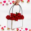 Unique Bargains Wedding Party Paper Flower Gift Bags with Handle 12 Pcs - 4 of 4