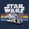 Men's Star Wars Millennium Falcon 77' Vintage Stripes Long Sleeve Shirt - 2 of 4