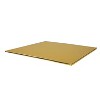 O'Creme Gold Wraparound Square Cake Pastry Drum Board 1/4 Inch Thick (18" x 18") Pack of 10 - 2 of 4