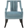 Modway Harken Performance Velvet Accent Chair Light Blue - 4 of 4