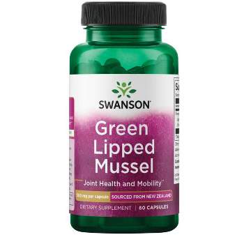 Swanson Dietary Supplement Green Lipped Mussel 500 mg Capsule 60ct