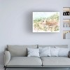 Trademark Fine Art - June Erica Vess  Cow Meadow VI Canvas Art - 2 of 4