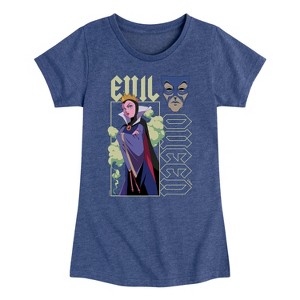 Girls' - Disney - Evil Queen Fitted Short Sleeve Graphic T-Shirt - 1 of 4