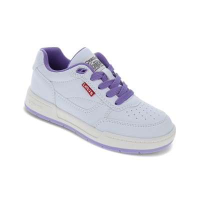 Levi's Kids La Jolla Synthetic Leather Casual Lace Up Sneaker Shoe