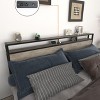 PAGED Bed Frame Modern Bed Frame with Storage Headboard, Outlets and USB Ports, Box Spring Not Required, Noise Free, Easy Assembly - 3 of 4