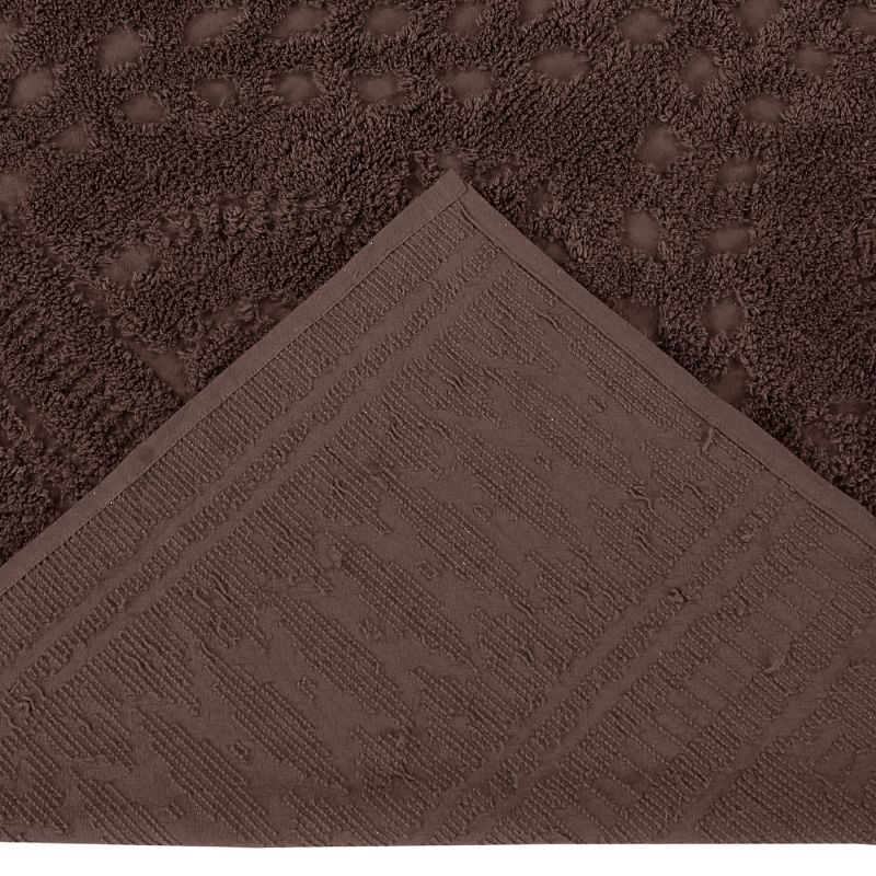 Set of 3 King Rio Collection 100% Cotton Tufted Unique Luxurious Floral Design Bedspread and Sham Set Chocolate - Better Trends, 5 of 6