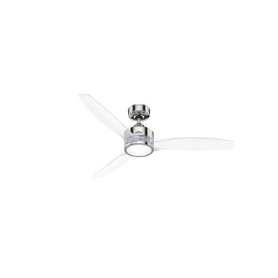 52" Park View Ceiling Fan with Remote Nickel (Includes LED Light Bulb) - Hunter Fan