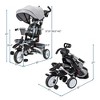 Baby Tricycle, 7 in 1 Folding Toddler Tricycle w/Removable Adjustable Push Handle - 3 of 4