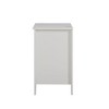 NicBex Modern Nightstand with Charging Station,Side Table with USB Ports&Outlets,Night Stand with Drawers,End Table for Bedroom,Living Room,White - 3 of 4