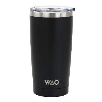 Gibson WAO 18oz  Thermal Tumbler with Acrylic Lid in Matte Black