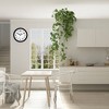 Impecca 10" Quiet Movement Wall Clock - BLACK, 2-Pack - 3 of 3