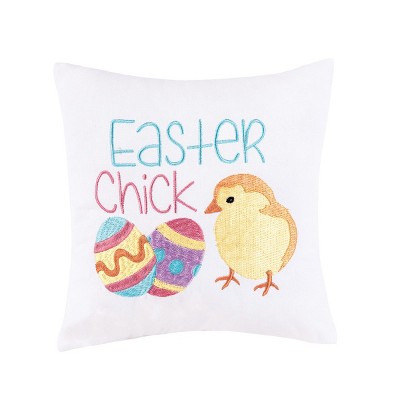 C&F Home 10" x 10" Easter Chicks Pillow