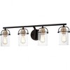 Quoizel Lighting Emerson 4 - Light Vanity in  Matte Black - 3 of 4
