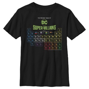 Boy's Justice League Periodic Table of Super-Villains T-Shirt - 1 of 4