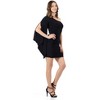 24seven Comfort Apparel One Shoulder Drape  Bodycon Dress - 2 of 4