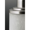 Progress Lighting Alexa Collection 2-Light Bath Fixture, Brushed Nickel, White Linen Glass Shade - 3 of 4