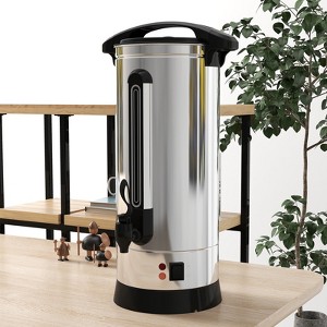 COZONY Coffee Urn, Commercial Coffee Maker/Hot Water Urn, 10/16L Food-Grade Stainless Steel - 1 of 4