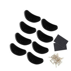 INSPIRE CHIC Shoes Boot Rubber Nonslip Sole Heel Repair Pad Guard Plate Mat Protection 4 Pairs - 1 of 4