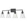 Millennium Lighting Caily 4 - Light Vanity in  Matte Black - 3 of 4