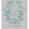 Juniors Womens Star Wars The Mandalorian Grogu May the Fourth Be With You T-Shirt - 2 of 4